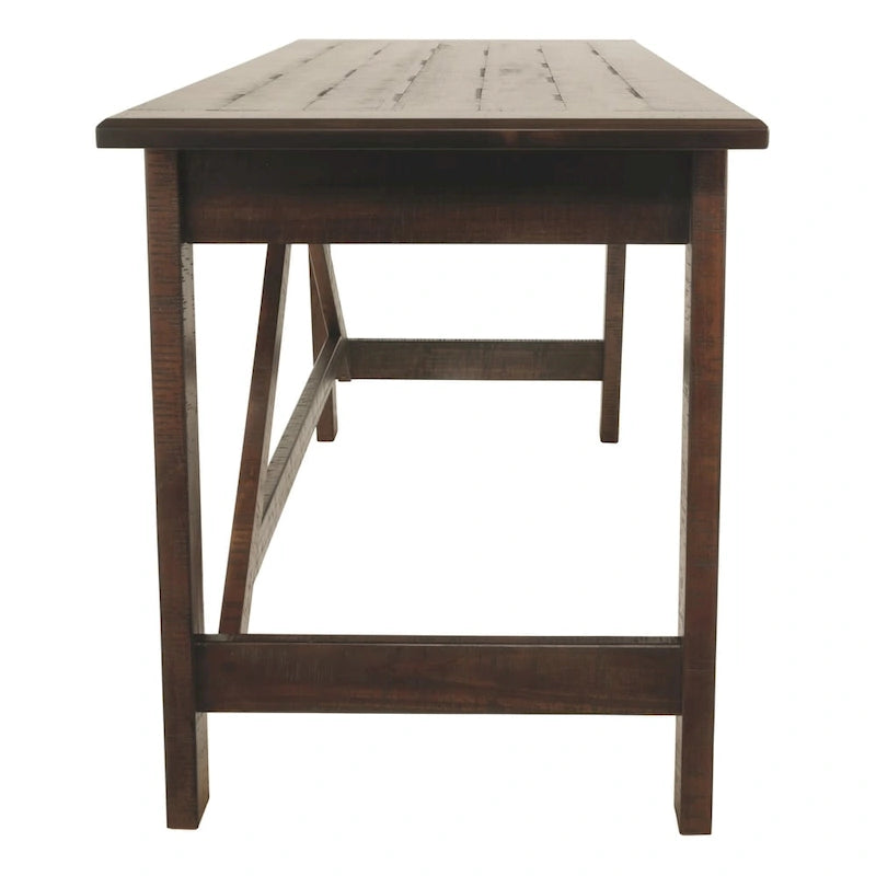 Bureau à pieds larges Baldridge Rustic Brown pour la maison