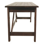 Bureau à pieds larges Baldridge Rustic Brown pour la maison