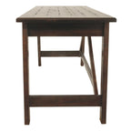 Bureau à pieds larges Baldridge Rustic Brown pour la maison