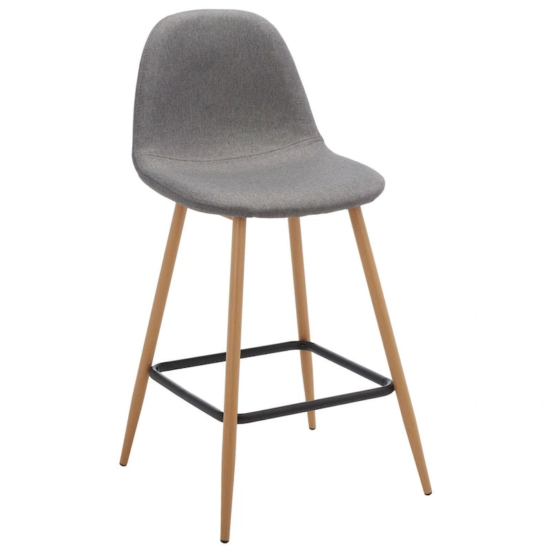 Tabouret de bar moderne SAFAVIEH Almedia 58 cm (23 pouces) - 49 cm (19,3 po) L x 42 cm (16,5 po) l x 58 cm (23 po) H - 48 cm (19 po) L x 43 cm (17 po) P x 89 cm (35 po) H