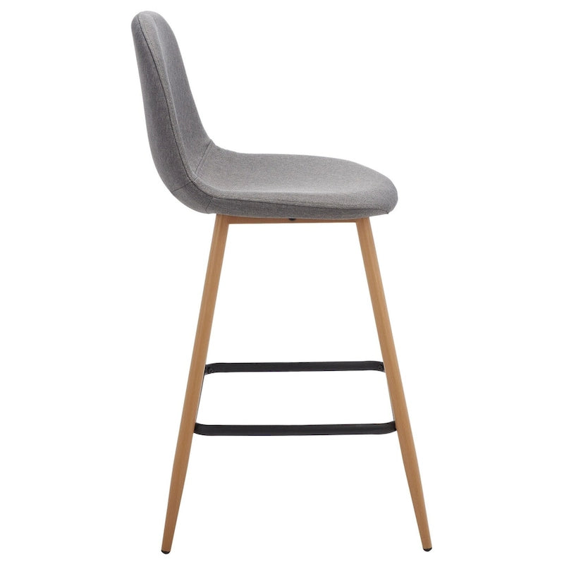 Tabouret de bar moderne SAFAVIEH Almedia 58 cm (23 pouces) - 49 cm (19,3 po) L x 42 cm (16,5 po) l x 58 cm (23 po) H - 48 cm (19 po) L x 43 cm (17 po) P x 89 cm (35 po) H