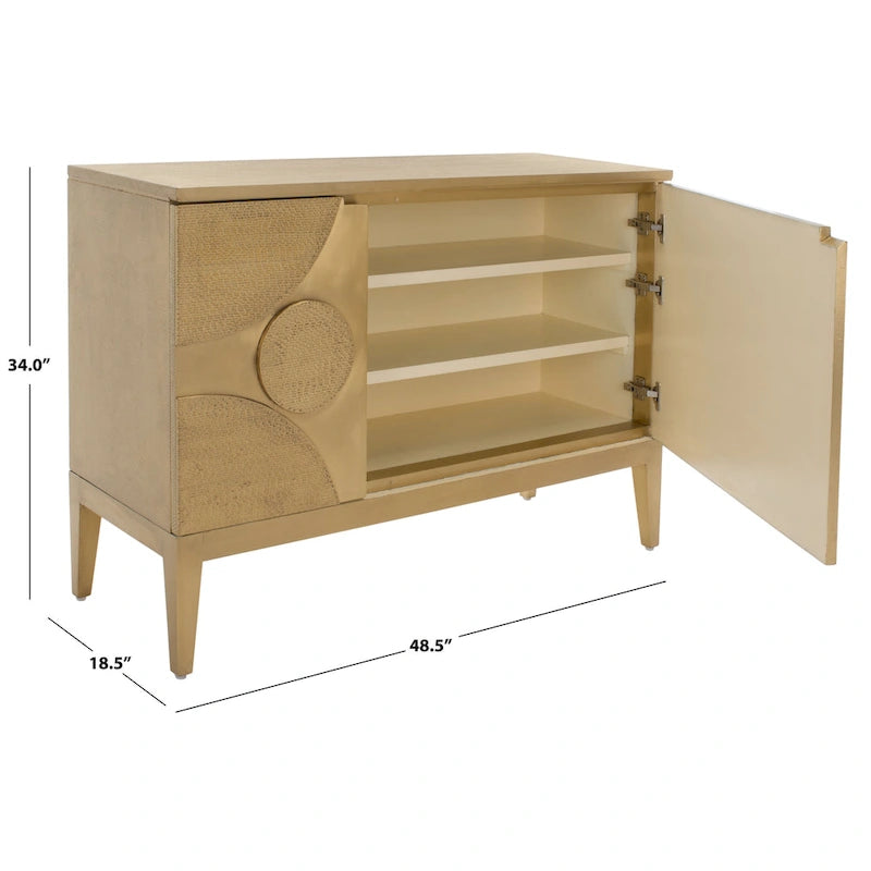 Buffet Mervana de SAFAVIEH Couture recouvert de laiton