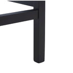 Tabouret de bar SAFAVIEH Carry à dossier bas en rotin - 40,6 cm L x 48,3 cm P x 78,7 cm H