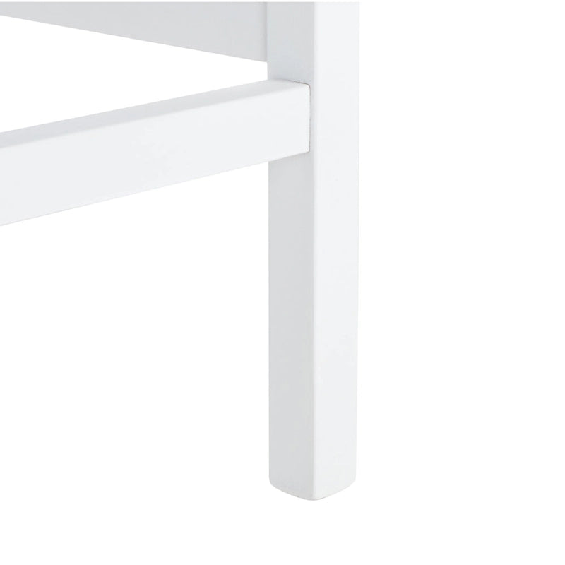 Tabouret de bar SAFAVIEH Carry à dossier bas en rotin - 40,6 cm L x 48,3 cm P x 78,7 cm H