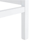 Tabouret de bar SAFAVIEH Carry à dossier bas en rotin - 40,6 cm L x 48,3 cm P x 78,7 cm H