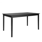 Table de salle à manger Wilmington noire par iNSPIRE Q Classic - Table de salle à manger
