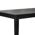 Table de salle à manger Wilmington noire par iNSPIRE Q Classic - Table de salle à manger
