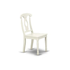 Ensemble de salle à manger East West Furniture - une table rectangulaire et des chaises de cuisine, blanc lin (option de pièces)