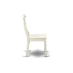 Ensemble de salle à manger East West Furniture - une table rectangulaire et des chaises de cuisine, blanc lin (option de pièces)