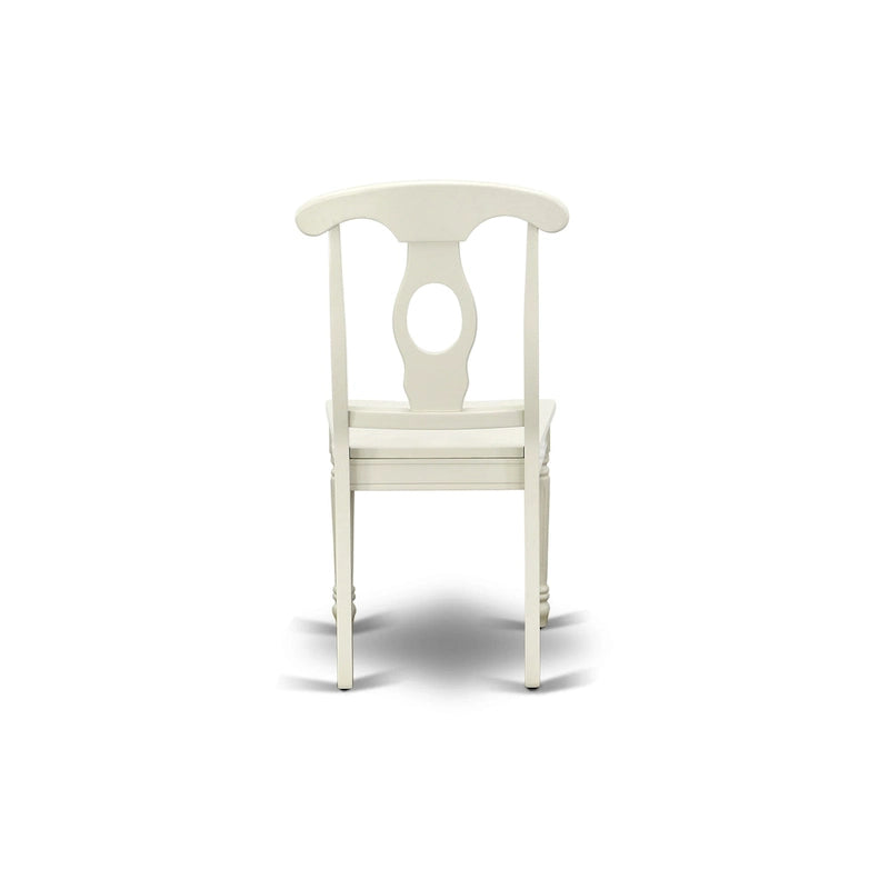 Ensemble de salle à manger East West Furniture - une table rectangulaire et des chaises de cuisine, blanc lin (option de pièces)