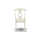 Ensemble de salle à manger East West Furniture - une table rectangulaire et des chaises de cuisine, blanc lin (option de pièces)