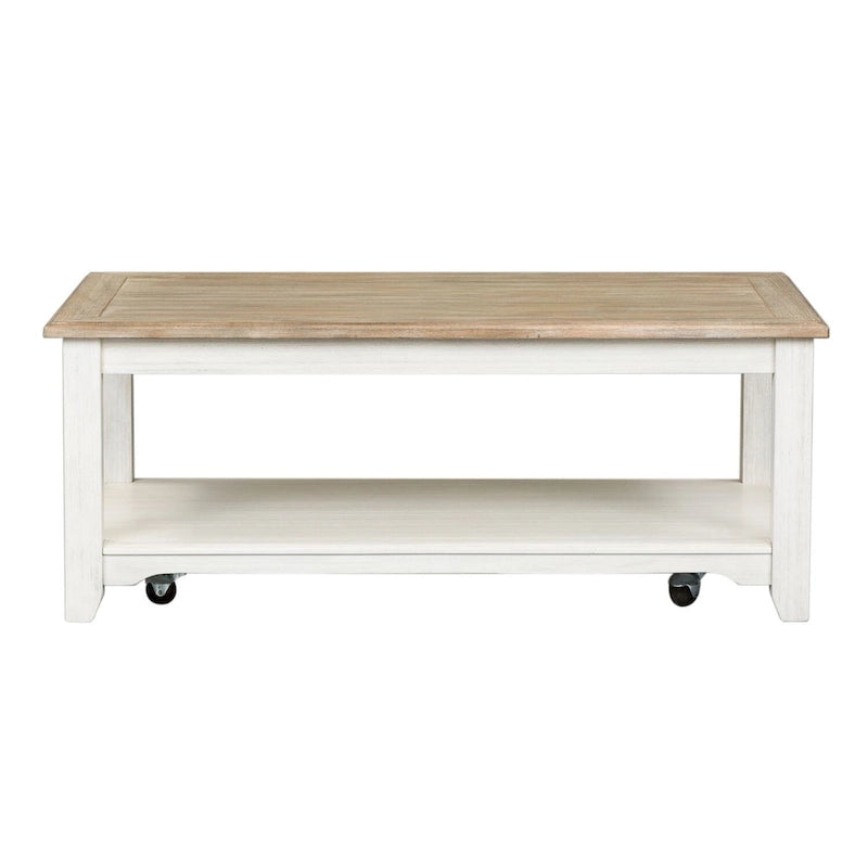 Table basse rectangulaire à roulettes Liberty Furniture Summerville