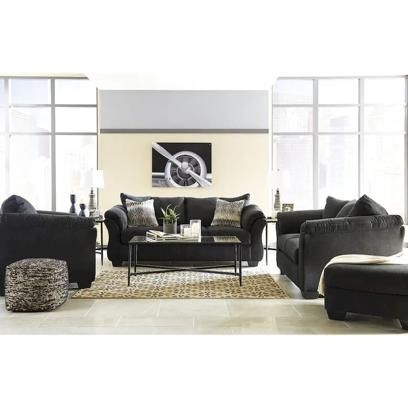 Chaise Darcy contemporaine noire
