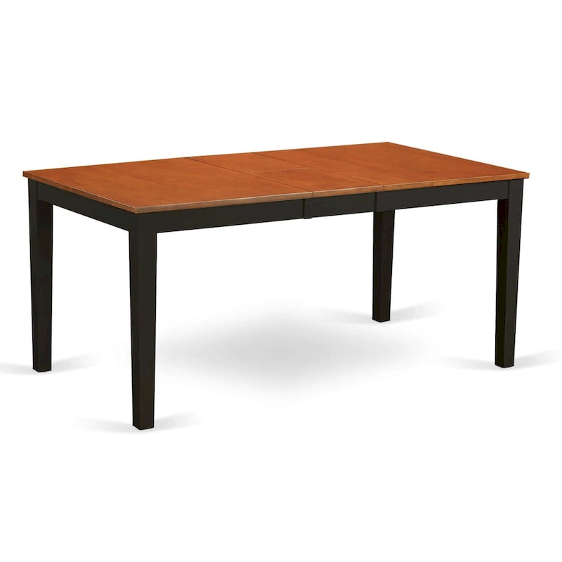 Ensemble de salle à manger East West Furniture comprenant une table de cuisine rectangulaire, des chaises et un banc (options de finition).