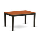 Ensemble de salle à manger East West Furniture comprenant une table de cuisine rectangulaire, des chaises et un banc (options de finition).