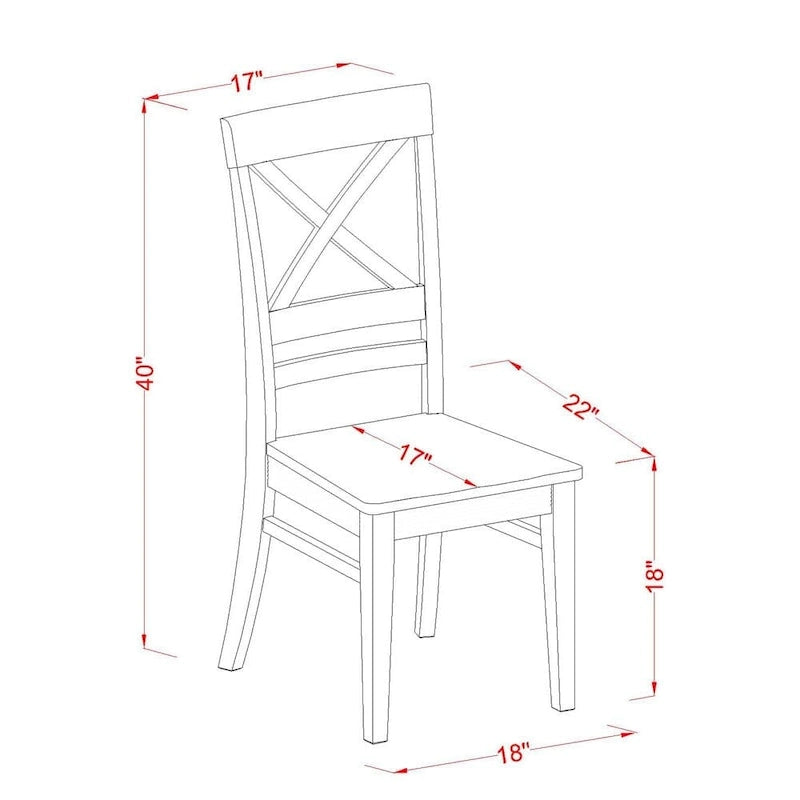 Ensemble de salle à manger East West Furniture comprenant une table de cuisine rectangulaire, des chaises et un banc (options de finition).