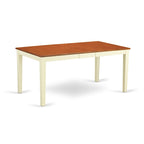 Ensemble de salle à manger East West Furniture comprenant une table de cuisine rectangulaire, des chaises et un banc (options de finition).