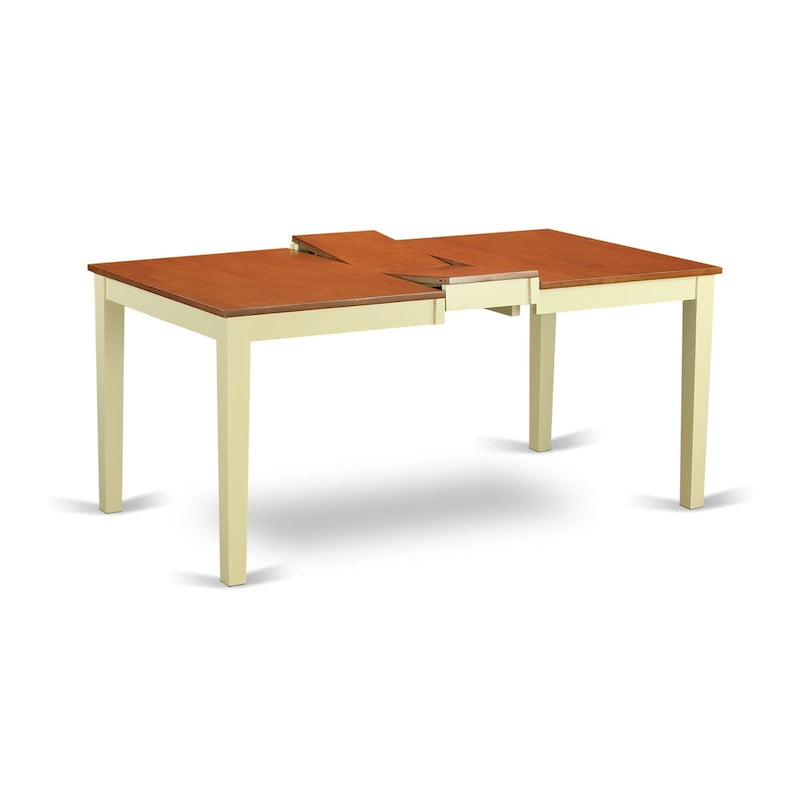 Ensemble de salle à manger East West Furniture comprenant une table de cuisine rectangulaire, des chaises et un banc (options de finition).