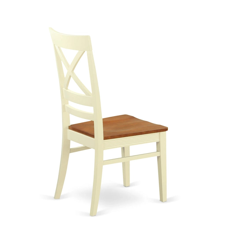 Ensemble de salle à manger East West Furniture comprenant une table de cuisine rectangulaire, des chaises et un banc (options de finition).