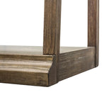 Bibliothèque Stone Brook Rustic Saddle inclinée