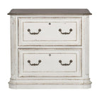 Classeur latéral Magnolia Manor Antique White Jr Executive Media