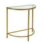 Console demi-lune Fenice de Carolina Living - Or