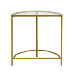 Console demi-lune Fenice de Carolina Living - Or