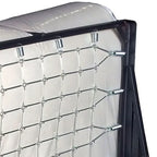 Lit pliant d'appoint en métal avec matelas de 99 cm et roulettes, noir