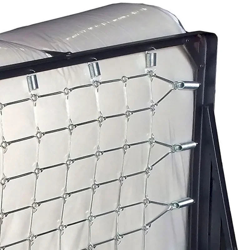 Lit pliant d'appoint en métal avec matelas de 99 cm et roulettes, noir