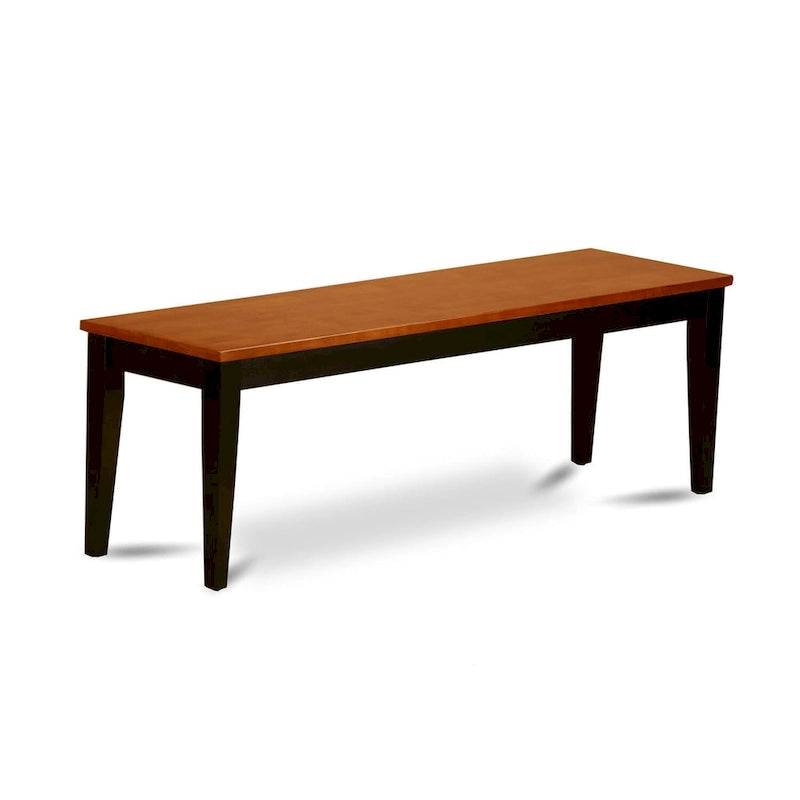 Banc de salle à manger Nicoli d'East West Furniture avec assise en bois, 54 x 15 x 17 pouces (options de finition)