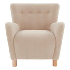 Fauteuil d'appoint SAFAVIEH Couture Zornitza en fausse fourrure de mouton retournée - 79 cm L x 69 cm P x 84 cm H