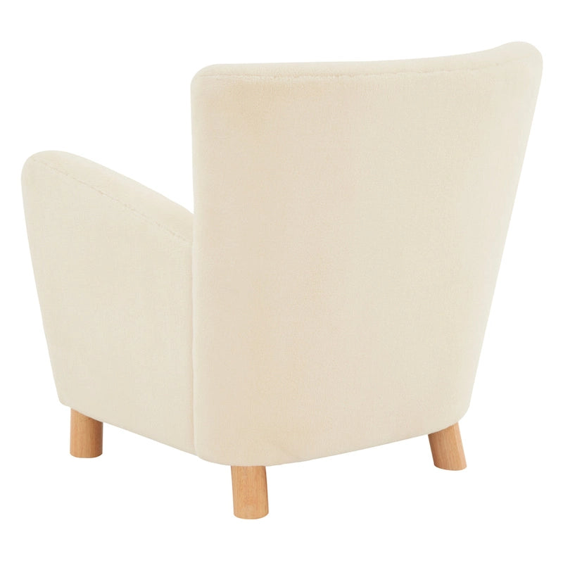 Fauteuil d'appoint SAFAVIEH Couture Zornitza en fausse fourrure de mouton retournée - 79 cm L x 69 cm P x 84 cm H