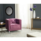 Fauteuil club Kamilah blanc/transparent SAFAVIEH - 31,9 x 33,9 x 29,9 cm (32 po L x 34 po P x 30 po H)
