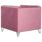 Fauteuil club Kamilah blanc/transparent SAFAVIEH - 31,9 x 33,9 x 29,9 cm (32 po L x 34 po P x 30 po H)