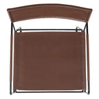 Chaises de salle à manger en cuir Bernardine de SAFAVIEH (lot de 2) - 55 cm (L) x 50 cm (l) x 81 cm (H) - 56 cm (L) x 51 cm (P) x 81 cm (H)