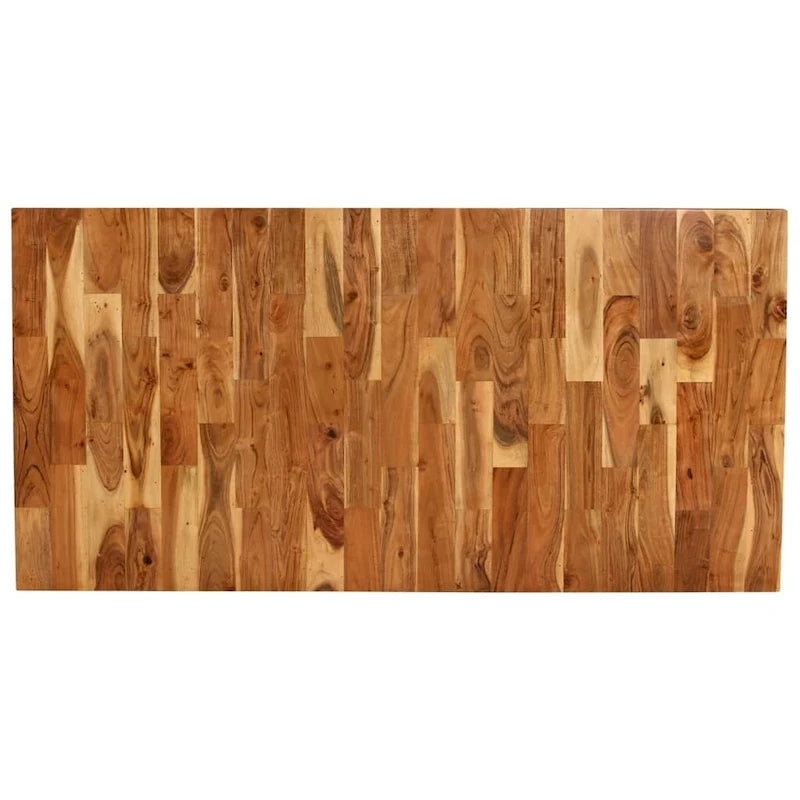 Table de salle à manger vidaXL en bois massif d'acacia et de manguier 70,9 x 35,4 x 29,9