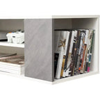 Meuble TV mural flottant WAMPAT, étagère, centre multimédia, meuble sous-téléviseur, 99 cm (39 pouces)