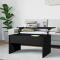 Table basse relevable vidaXL, table d'appoint, table de canapé décorative, bois d'ingénierie - 31,5 x 19,9 x 16,3