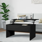 Table basse relevable vidaXL, table d'appoint, table de canapé décorative, bois d'ingénierie - 31,5 x 19,9 x 16,3
