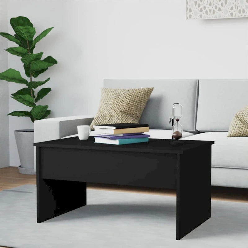 Table basse relevable vidaXL, table d'appoint, table de canapé décorative, bois d'ingénierie - 31,5 x 19,9 x 16,3