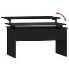 Table basse relevable vidaXL, table d'appoint, table de canapé décorative, bois d'ingénierie - 31,5 x 19,9 x 16,3