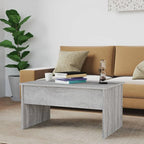 Table basse relevable vidaXL, table d'appoint, table de canapé décorative, bois d'ingénierie - 31,5 x 19,9 x 16,3