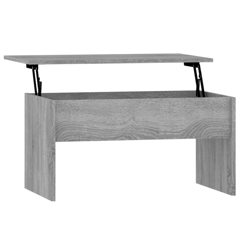 Table basse relevable vidaXL, table d'appoint, table de canapé décorative, bois d'ingénierie - 31,5 x 19,9 x 16,3