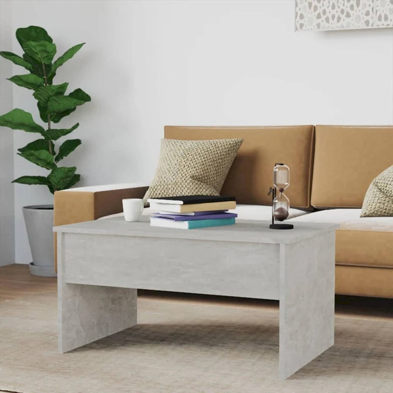 Table basse relevable vidaXL, table d'appoint, table de canapé décorative, bois d'ingénierie - 31,5 x 19,9 x 16,3