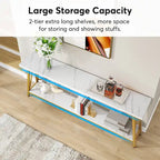 Console/table basse industrielle en bois pour entrée/couloir