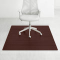 Tapis de chaise rectangulaire standard Jani Eco Bamboo (72 x 48 pouces), qualité supérieure, écologique