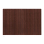 Tapis de chaise rectangulaire standard Jani Eco Bamboo (72 x 48 pouces), qualité supérieure, écologique