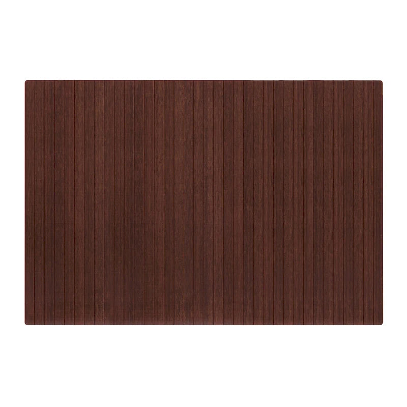 Tapis de chaise rectangulaire standard Jani Eco Bamboo (72 x 48 pouces), qualité supérieure, écologique