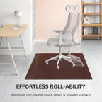 Tapis de chaise rectangulaire standard Jani Eco Bamboo (72 x 48 pouces), qualité supérieure, écologique