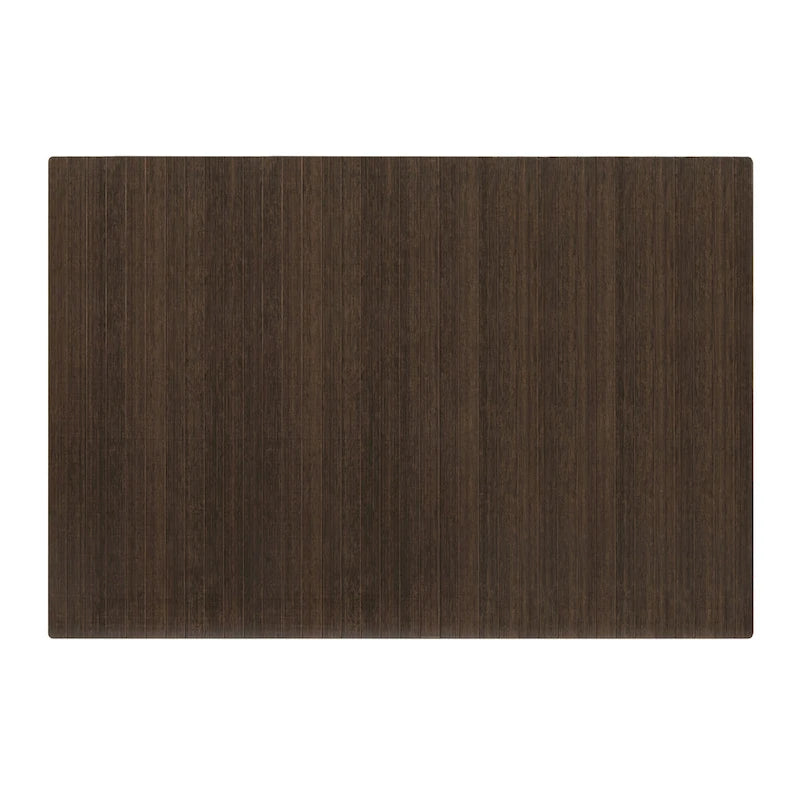Tapis de chaise rectangulaire standard Jani Eco Bamboo (72 x 48 pouces), qualité supérieure, écologique